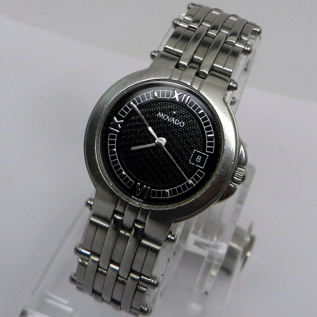 Movado Swiss 26mm Date Watch Will Fit Small Movado Swiss 26mm Date Watch Will Fit Small
